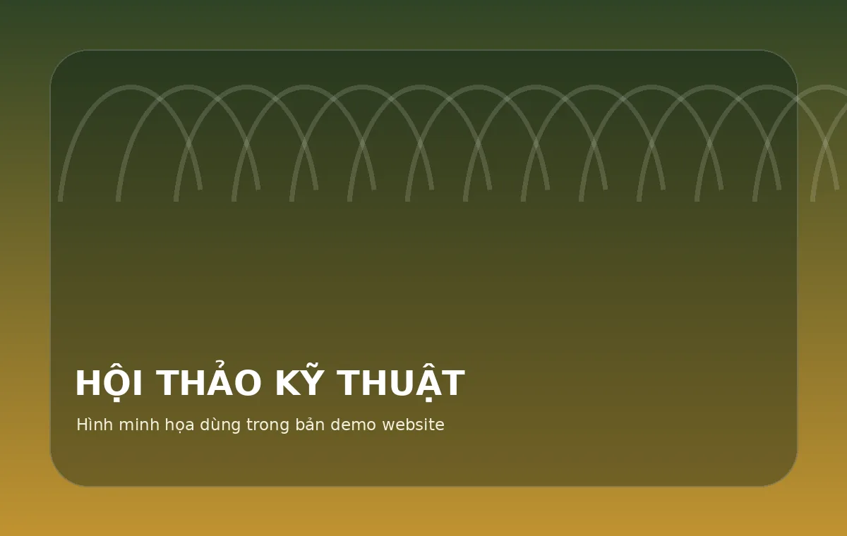 Hội thảo kỹ thuật - hình minh họa